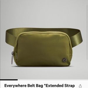 Lululemon Bronze Green Everywhere Extended Strap Belt Bag  NWT